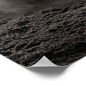 Poster Cheval Rouge Majestueux en Course (Coin)