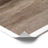 Poster Cheval Sable Sculpture Imprimer (Coin)