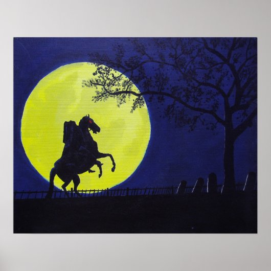 Poster Cheval sans tête (Devant)