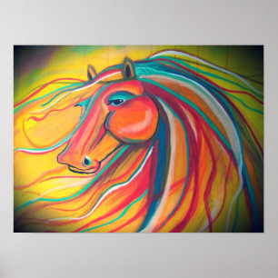 Poster Cheval sauvage