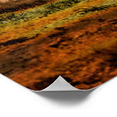 Poster Cheval sauvage au coucher du soleil (Coin)