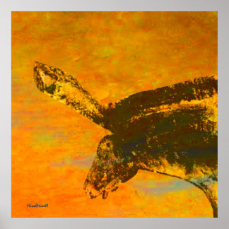 Poster Cheval sauvage Chauvet