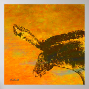 Poster Cheval sauvage de Chauvet