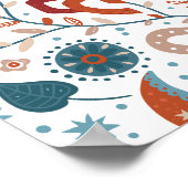 Poster Cheval scandinave mignon (Coin)