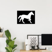 Poster cheval simple (Bureau à domicile)