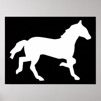 Poster cheval simple