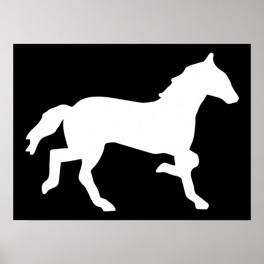 Poster cheval simple (Devant)
