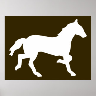 Poster cheval simple