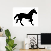 Poster cheval simple (Bureau à domicile)