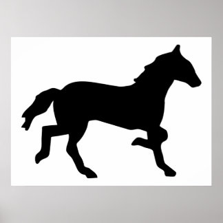 Poster cheval simple
