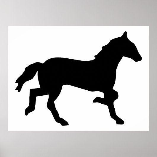 Poster cheval simple (Devant)