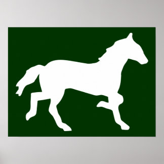 Poster cheval simple