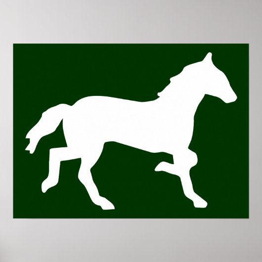 Poster cheval simple (Devant)