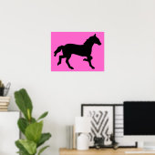 Poster cheval simple (Bureau à domicile)