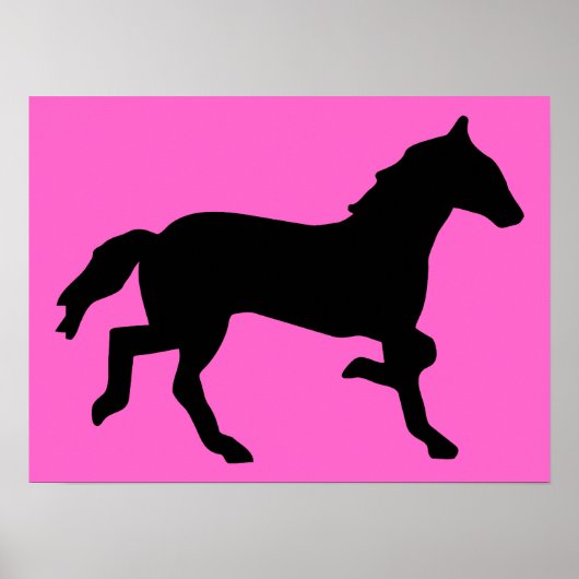 Poster cheval simple (Devant)