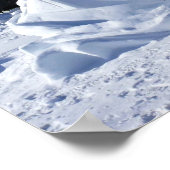 Poster Cheval Snow Sculpture, Québec, Canada (Coin)