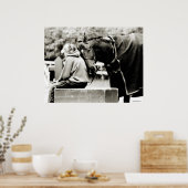 Poster Cheval Snuggings (Cuisine)