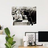 Poster Cheval Snuggings (Bureau à domicile)