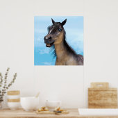 Poster Cheval souriant (Cuisine)