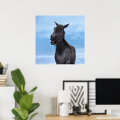 Poster Cheval souriant (Bureau à domicile)