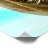 Poster Cheval sur la plage (Coin)