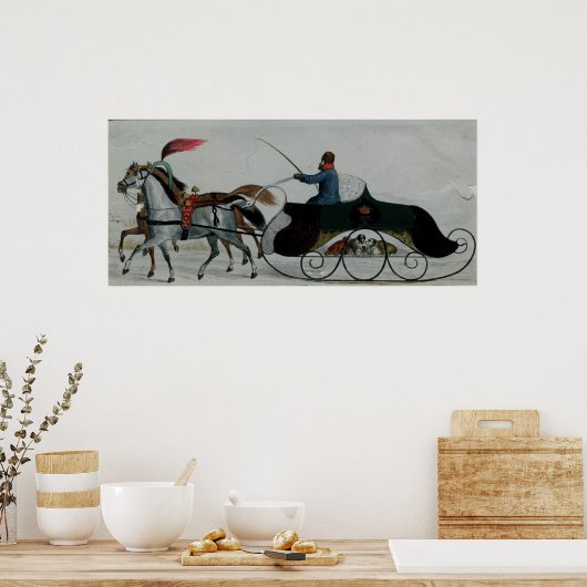 Poster Cheval traîné (Cuisine)