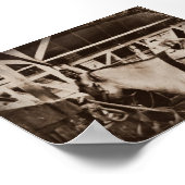 Poster Cheval vintage (Coin)