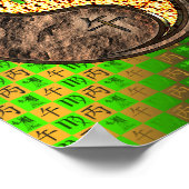 Poster Cheval Virgo & Fire (Coin)