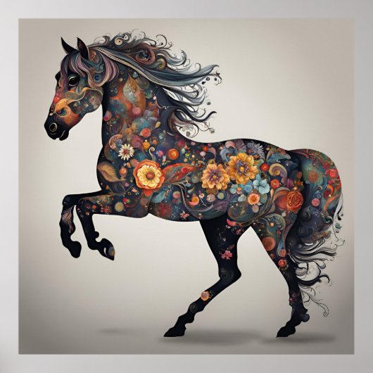 Poster Cheval Whimsical (Devant)