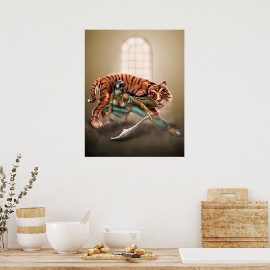 Poster Chevalier arabe (Cuisine)