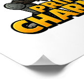 Poster Chevalier Caricature Effrayant - "Le Charme Des Pr (Coin)