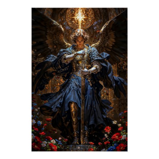 Poster Chevalier de l'Éther Archange Michel (Devant)