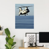 Poster Chevalier de mer CH-46 (Bureau à domicile)