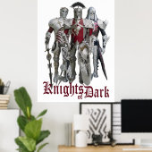 Poster Chevalier des ténèbres (Bureau à domicile)