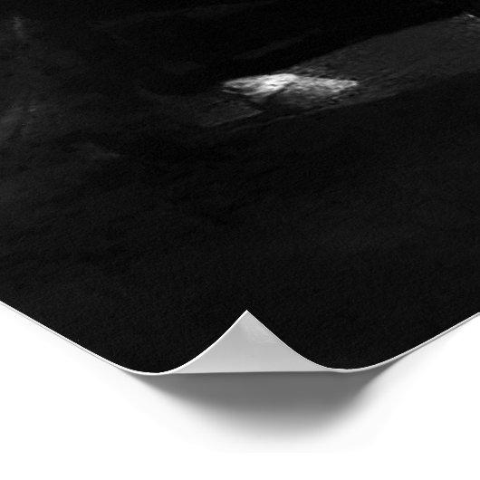 Poster chevalier éclairé par la lune (Coin)