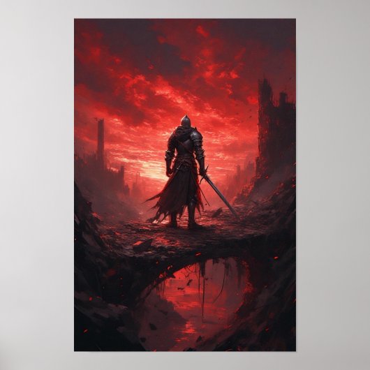 Poster Chevalier Épique (Devant)