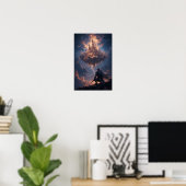 Poster Chevalier Épique (Bureau à domicile)