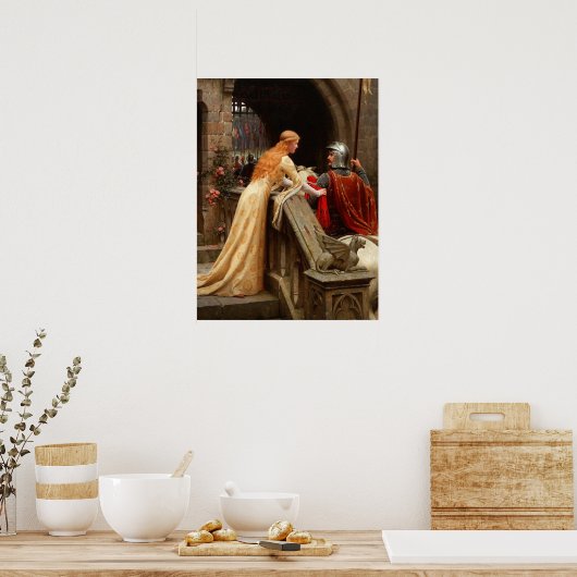 Poster Chevalier et Dame (Cuisine)