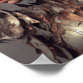 Poster Chevalier Femelle A.I. Caillée De Boue (Coin)