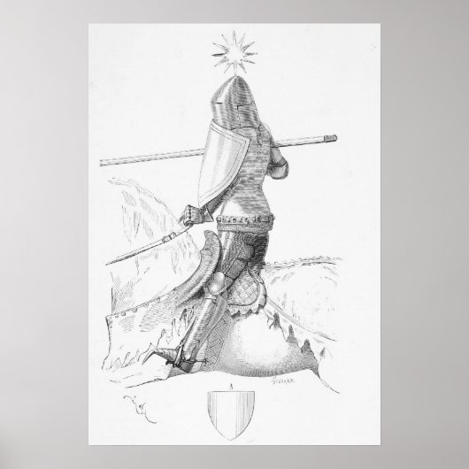 Poster Chevalier français (Devant)