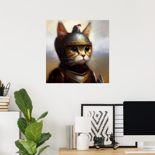 Poster Chevalier médiéval (Bureau à domicile)