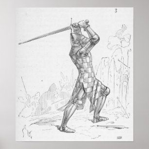 Poster Chevalier médiéval