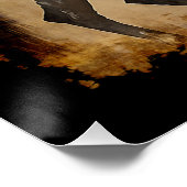 Poster Chevalier médiéval à cheval (Coin)