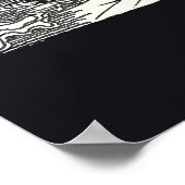 Poster Chevalier médiéval et dragon (Coin)