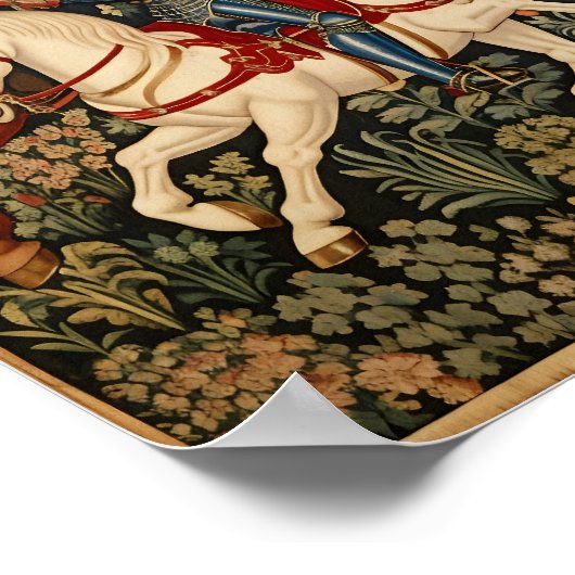 Poster Chevalier médiéval Jousting (Coin)