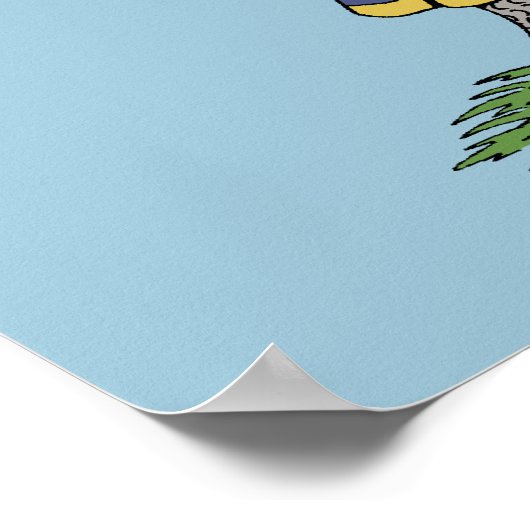 Poster Chevalier médiéval mignon (Coin)