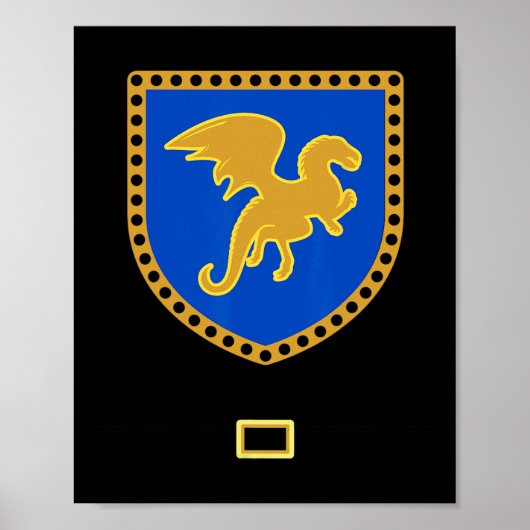 Poster Chevalier médiéval Renaissance Tuni do-it-yourself (Devant)