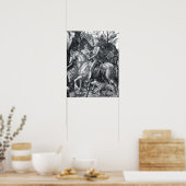 Poster Chevalier, mort et diable - Albrecht Dürer (Cuisine)