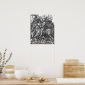 Poster Chevalier, Mort et le Diable, 1513 (gravure) (Cuisine)