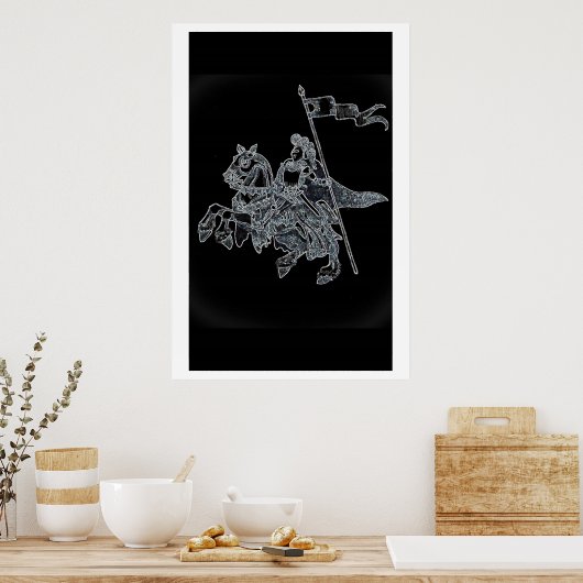 Poster Chevalier noir (Cuisine)